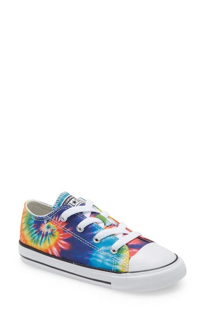 Converse Kids' Chuck Taylor® All Star® Tie Dye Low Top Sneaker In White/  Multi/ Black | ModeSens