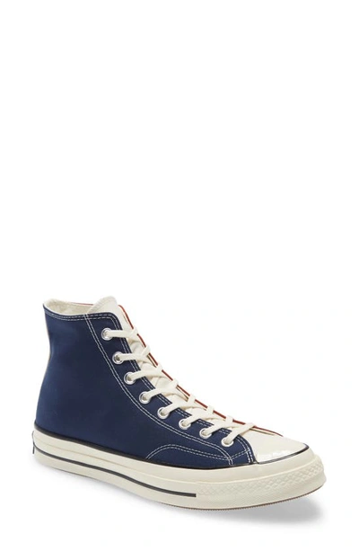 Shop Converse Chuck Taylor® All Star® 70 High Top Sneaker In Cedar/ Midnight Navy/ Egret