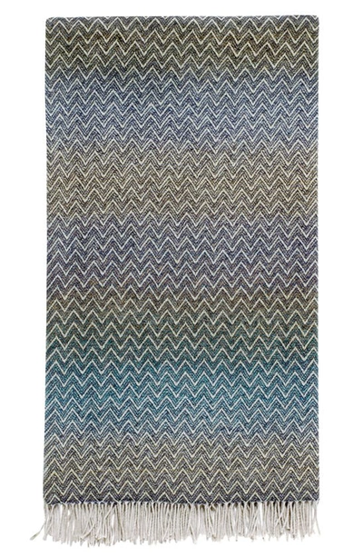 Shop Missoni Pascal Wool & Metallic Throw Blanket In Multi