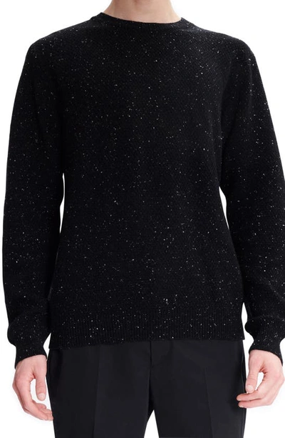 Shop Apc Jules Wool Crewnek Sweater In Lzz Black