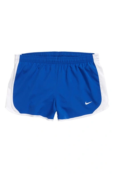 Shop Nike Dri-fit Tempo Shorts In Game Royal/ White/ White