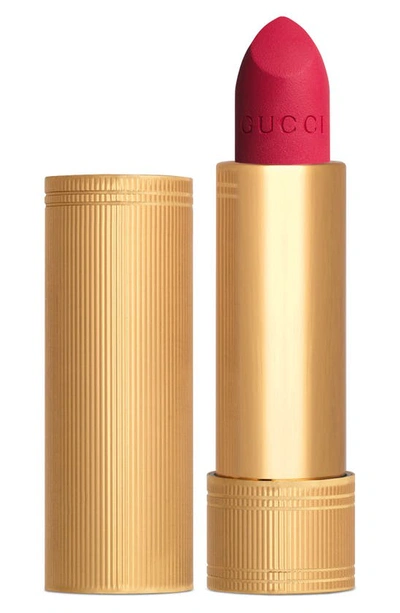 Shop Gucci Rouge À Lèvres Mat Matte Lipstick In 401 Three Wise Girls