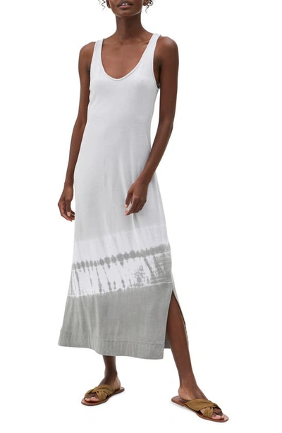 Shop Michael Stars Cali Front To Back Dress In Grey Combo