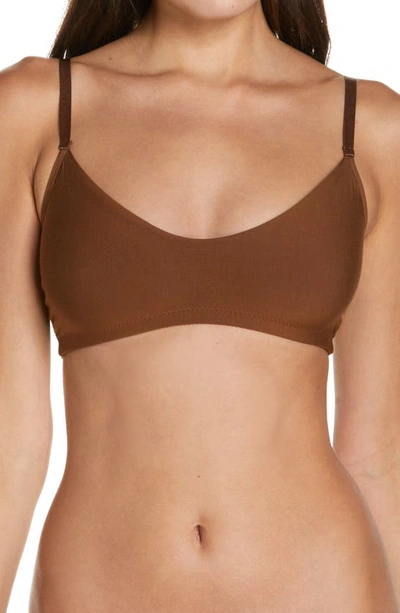 Shop Commando Butter Bralette In Cinnamon