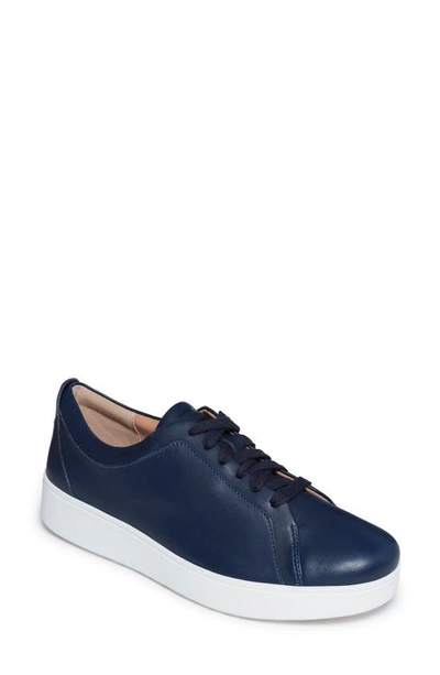 Shop Fitflop Rally Sneaker In Midnight Navy