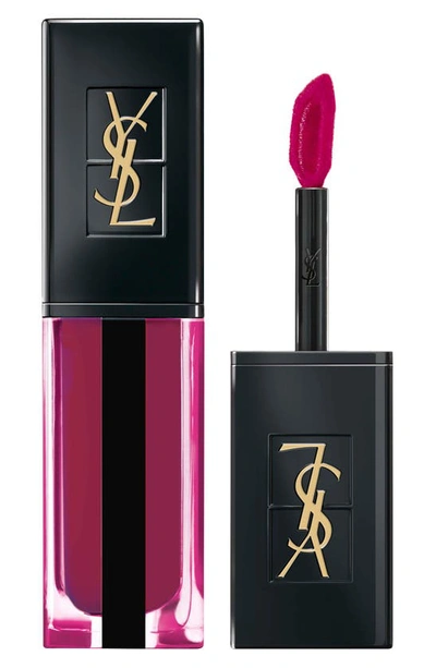 Shop Saint Laurent Vernis À Lèvres Water Stain Lip Stain In 603 In Berry Deep