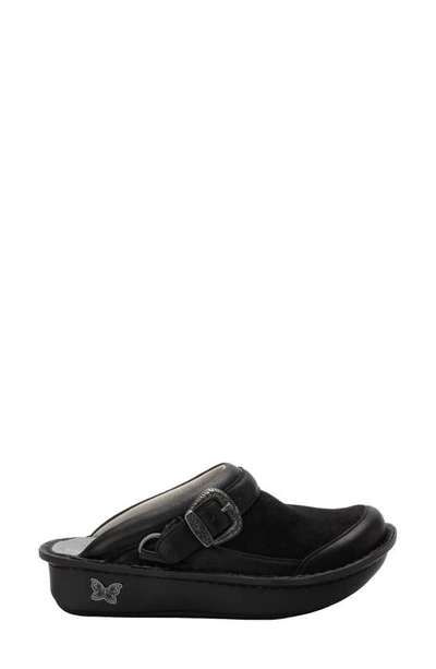 Shop Alegria By Pg Lite Seville Water Resistant Clog In Black Leather