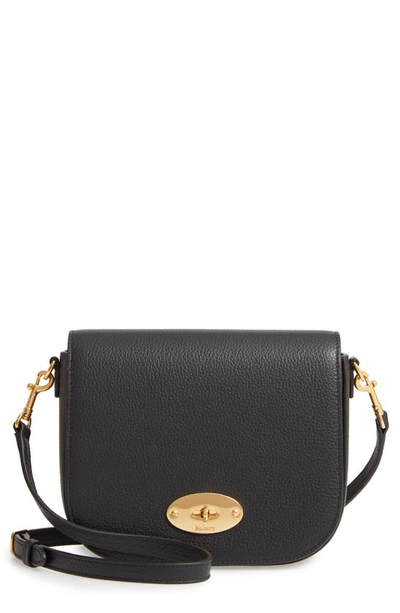 Shop Mulberry Small Darley Leather Crossbody Bag In Black