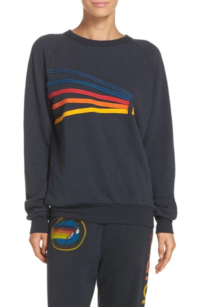 Shop Aviator Nation Daydream Sweatshirt In Charcoal