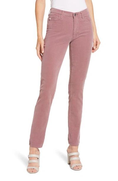 Shop Ag 'prima' Corduroy Skinny Pants In Lavender Sunset