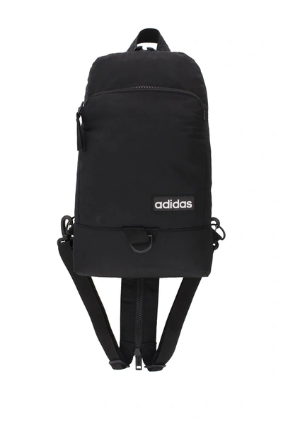 Shop Adidas Originals Essentials Convertible Crossbody Bag In Black