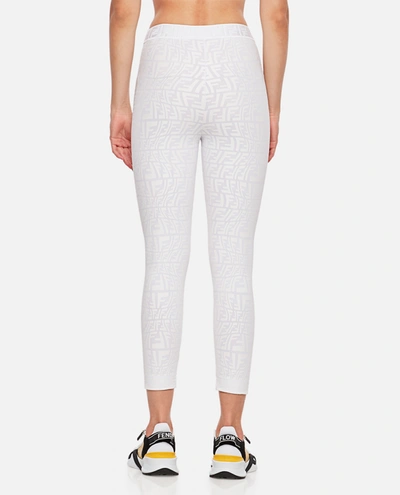 Shop Fendi Leggings In Technical Fabric In White