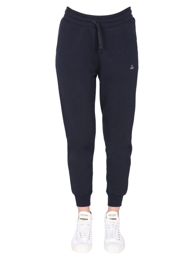 Shop Vivienne Westwood "classic" Jogging Trousers In Blue