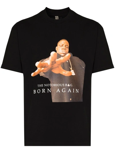 Shop Wacko Maria Notorious B.i.g Print T-shirt In Schwarz