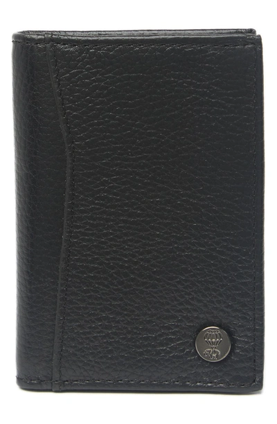 Shop Bugatti Pebbled Leather Beyond Wallet In Black