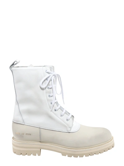 Shop Common Projects Boots In White