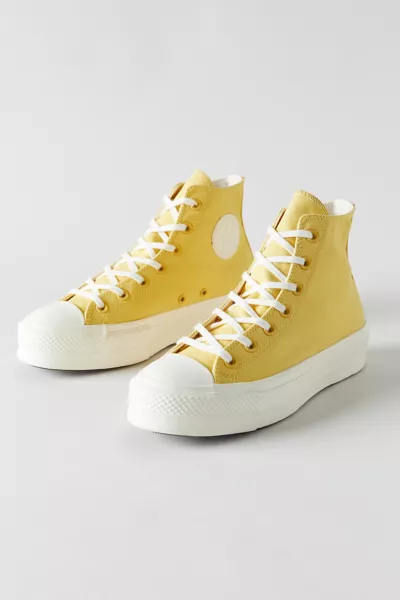 platform sneakers yellow