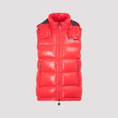 Shop Moncler Bormes Padded Vest In Red
