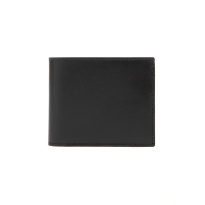 Shop Lanvin Leather Bifold Wallet Smallleathergoods In Black
