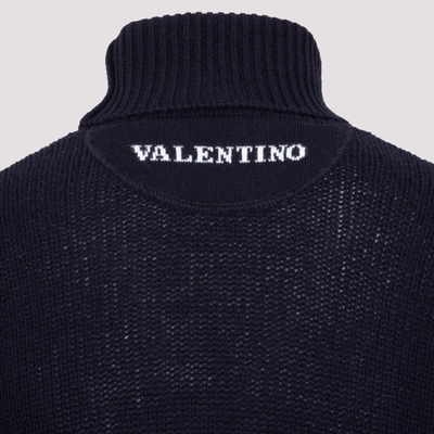 Shop Valentino Cashmere Sweater In Blue