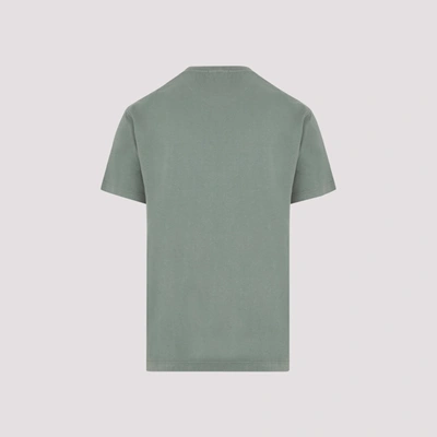 Shop Stone Island Cotton T-shirt Tshirt In Green