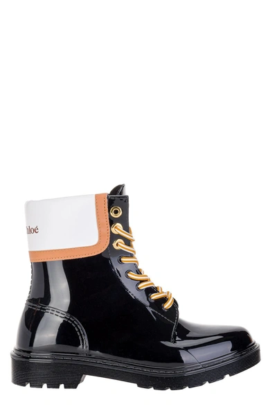 Shop See By Chloé Florrie Rain Boots In Black