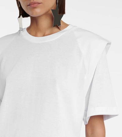 Shop Isabel Marant Zelitos Cotton T-shirt In White