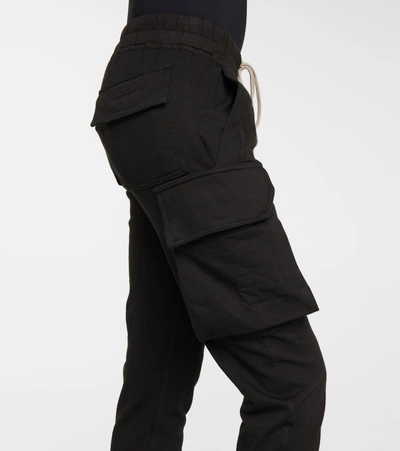 Shop Rick Owens Cotton Jersey Sweatpants In Black