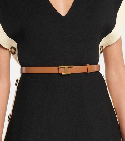 Tod's 't Timeless' Reversible Belt In Multicoloured