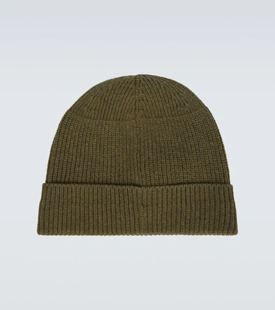 Shop Rrl Knitted Stretch-cotton Watch Cap In Green