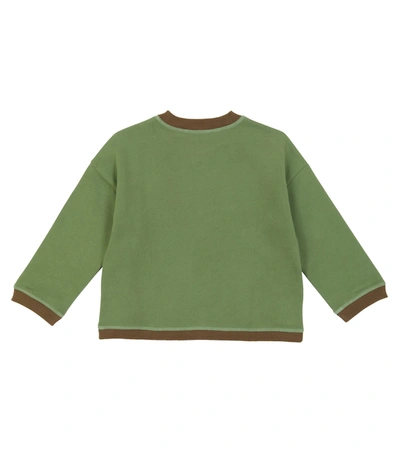 Shop Caramel Balau Cotton-blend Sweatshirt In Green