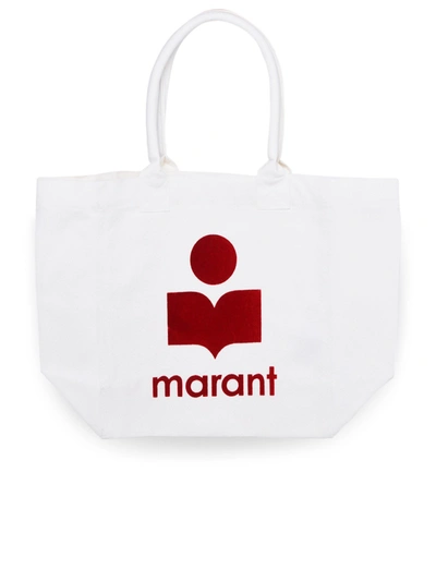 Shop Isabel Marant Yenky Tote Bag In White