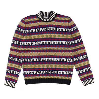 Pre-owned Jw Anderson Wool Pull In Multicolour