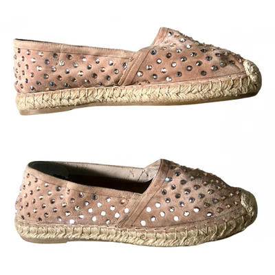 Pre-owned Le Silla Espadrilles In Pink