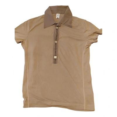 Pre-owned Dirk Bikkembergs Polo Shirt In Brown