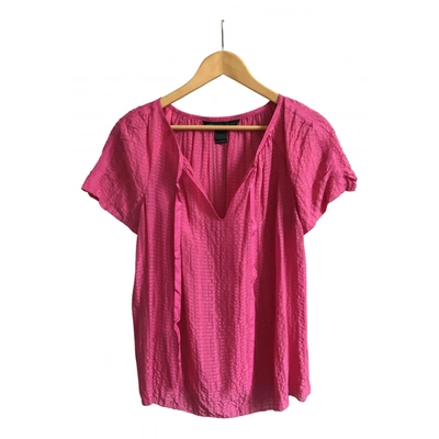 Pre-owned Marc By Marc Jacobs Pink Polyester Top