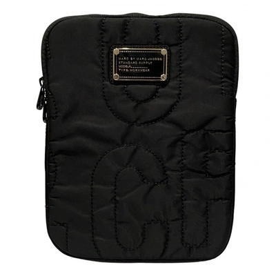 Pre-owned Marc By Marc Jacobs Cloth Ipad Case In Black