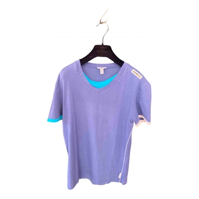 Pre-owned Dirk Bikkembergs Blue Cotton T-shirt