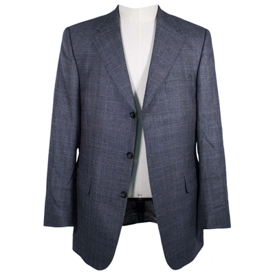 Pre-owned Burberry Wool Suit In Grey