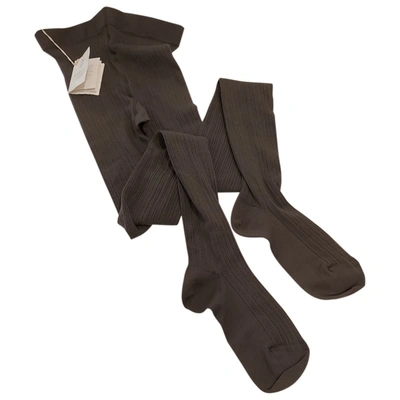 Pre-owned Brunello Cucinelli Wool Tight In Grey