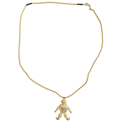 Pre-owned Chopard Happy Diamonds Yellow Gold Necklace