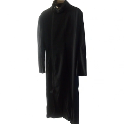 Pre-owned Yohji Yamamoto Black Wool Dress