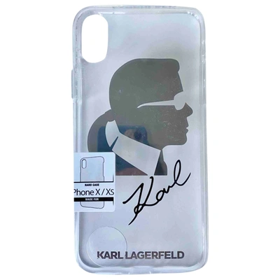 Pre-owned Karl Lagerfeld Iphone Case In Other