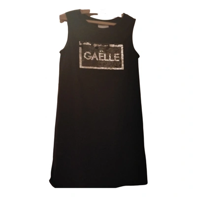 Pre-owned Gaelle Paris Mini Dress In Black