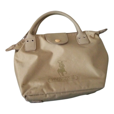 Pre-owned Polo Ralph Lauren Handbag In Beige