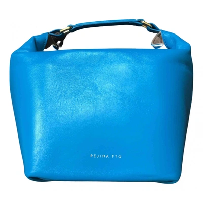 Pre-owned Rejina Pyo Sofia Leather Crossbody Bag In Blue