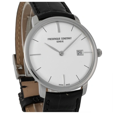 Pre-owned Frederique Constant Slimline Watch In White