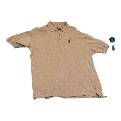 Pre-owned Disney Polo Shirt In Grey