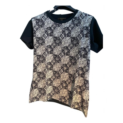 Louis Vuitton Monogram Terry Cotton & Silk Short Sleeve T-Shirt S Louis  Vuitton