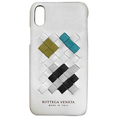 Pre-owned Bottega Veneta Leather Iphone Case In Multicolour